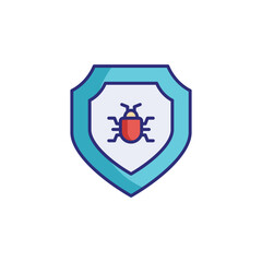 Virus vector icon