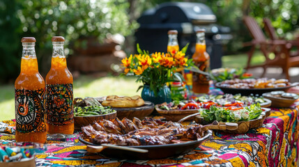Vibrant South African Heritage Day Celebration with Braai and Barbecue Delicacies