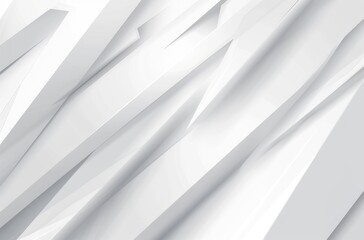Obraz premium Modern White Geometric Texture for Design
