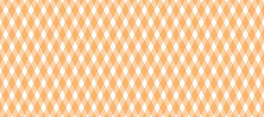 White and orange diagonal plaid background	