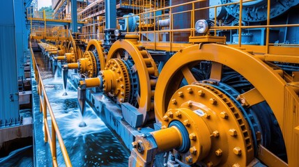 Robust Industrial Machine Gears in Action