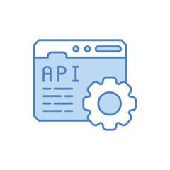 API vector icon