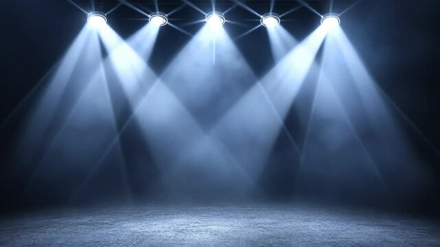 spotlight on stage