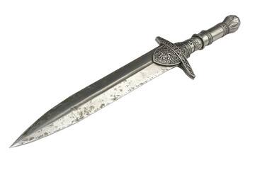 Antique Dagger Isolated on PNG Transparent Background