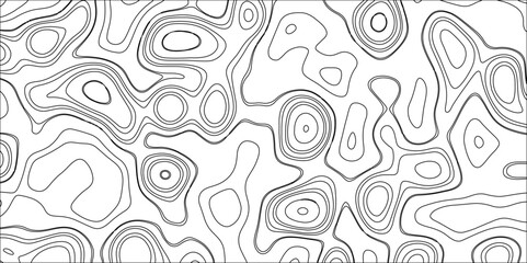 	
Abstract topographic contours 3d map background. topographic line texture background. Seamless pattern wave lines Topographic map. Geographic mountain relief. multi-layer cutout geometric patterns.