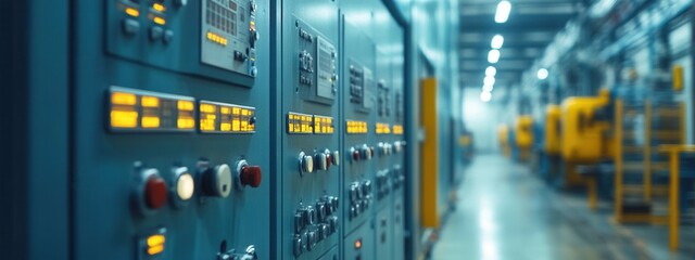 Industrial control room operations manufacturing facility digital equipment modern environment technical perspective efficiency focus