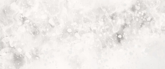 Vector White watercolor background painting with cloudy distressed texture.Gray watercolor textured background design.