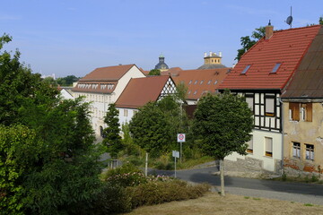 Die historische Altstadt von Zeitz, Burgenlandkreis, Sachsen-Anhalt, Deutschland