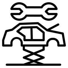 Obraz premium Body repair icon