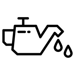 Obraz premium engine oil icon symbol sign vector