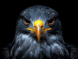Bird of prey close-up