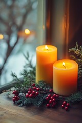 Tableside candle arrangement