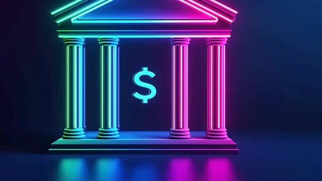 3d render of a symbol in a podium