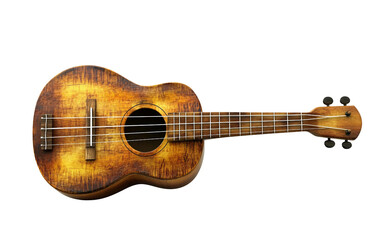 The Guitar: A Classic Musical Instrument isolated on transparent Background