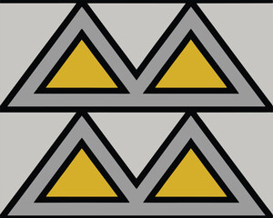 Neo Minimalist Geometric Pattern Vector Art Design - Abstract Modern Aesthetic Illustration