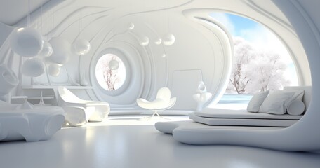 beautiful random white all room background