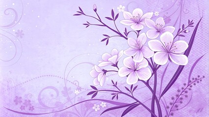 Fototapeta premium floral background with flowers