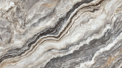 Naklejka premium Abstract marble texture with swirling gray and white patterns.