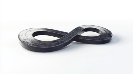 Naklejka premium infinity road symbolizing and icon for technology and agile methodology