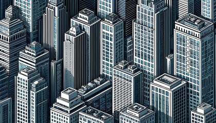 An illustration of urban landscape 