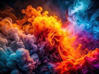 Eerie fire, fog, and smoke overlays. Perfect for text, space-themed designs, adding mystery and atmosphere.