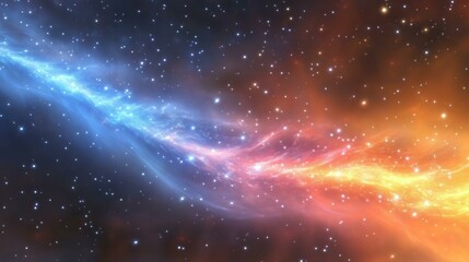 Fototapeta premium Cosmic Nebulae in Space