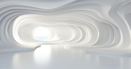 Obraz premium beautiful random white room background