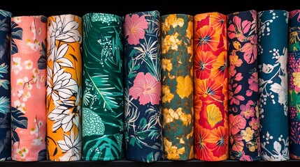 Patterns on Hawaiian shirts Thai Songkran