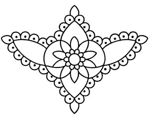 Bobbin Lace Pattern Vector Art Design for Fabrics and Fashion Projects