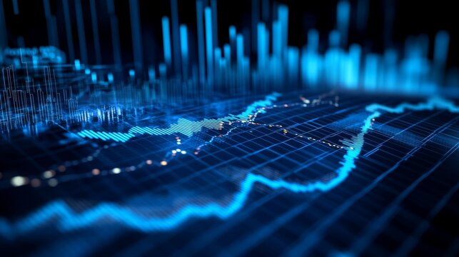 Stock market analysis financial report business finance and investment Finance analyst analyzing stock market trading graph economic growth planning business investment financial background