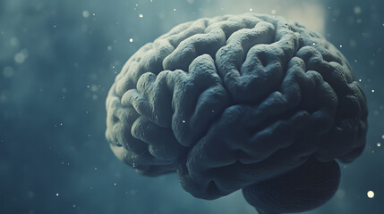 Close-up of human brain showing plaques. Understanding the complexities of neurological conditions through detailed anatomical study.
