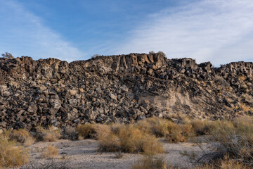  Cima volcanic field. Kelbaker Road, Mojave National Preserve. San Bernardino County, California....