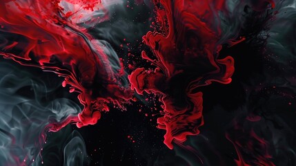 black and red abstract background