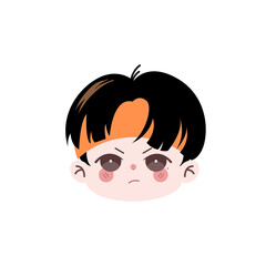 Little boy cartoon character