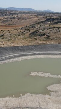 Aerial Dam Lake 