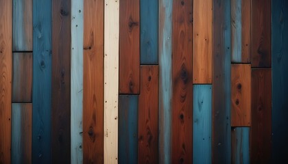 Tablones de madera con patrones y curvas de vetas de madera natural