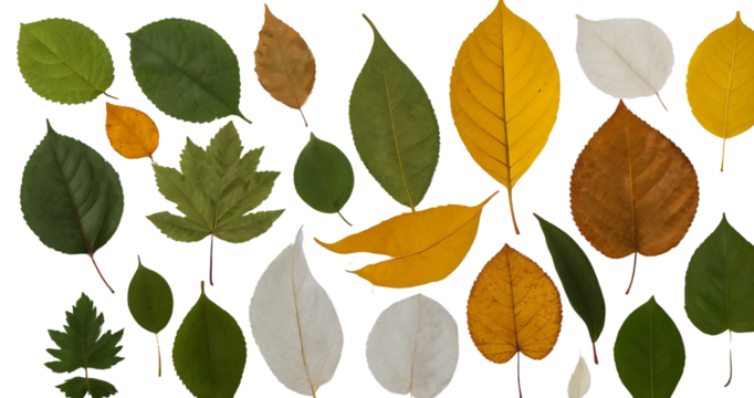 seamless pattern with autumn leaves