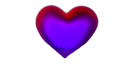 Fototapeta premium blurred heart transparent background