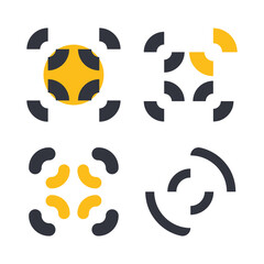 Drone Logo Template Icon