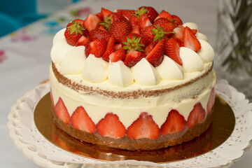 Strawberry cheese cake