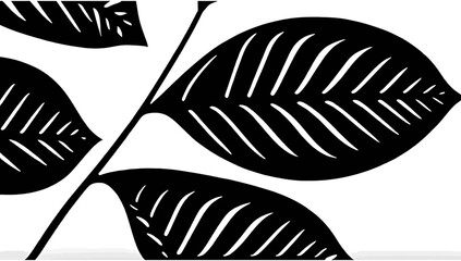 leaf and floral pattern