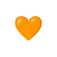 Orange Heart Emoji
