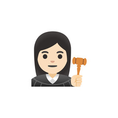 Woman Judge Emoji
