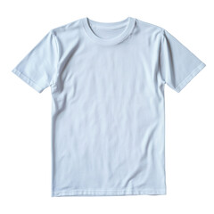 isolated white plain clothes on transparent background