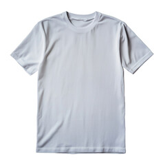 isolated white plain clothes on transparent background