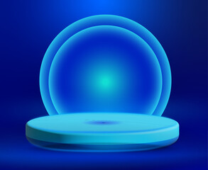 3D Podium background design