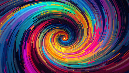 Fototapeta premium Colorful Swirl Abstract