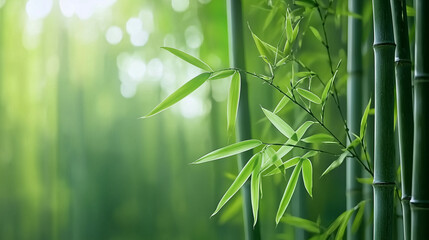 Bamboo Forest Tranquility and Natural Elegance