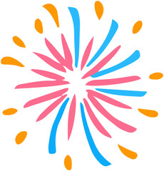 Fototapeta premium Fireworks Display icon 