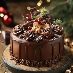 Xmas choc c and decor